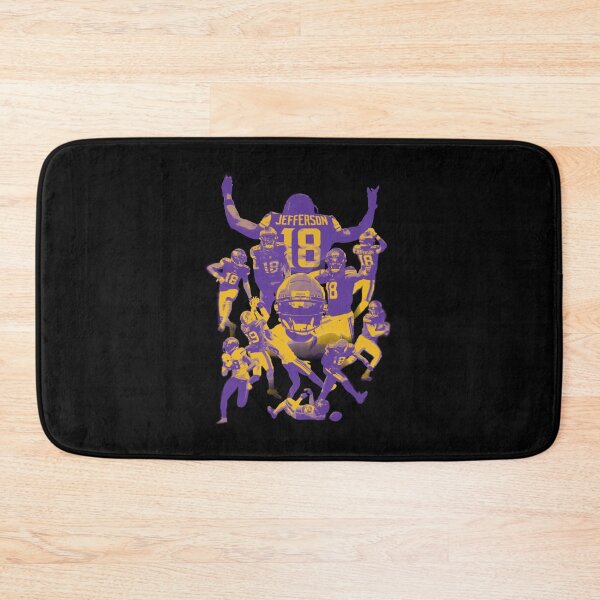 Item preview, Justin Jefferson MVP - Purple  Gold designed and sold by jennyjeffried.