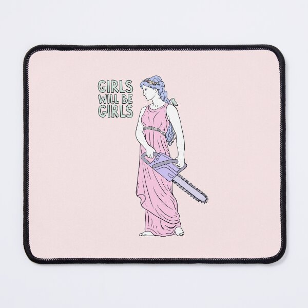 Item preview, Girls Will Be Girls – Feminist Chainsaw designed and sold by Jess.a.creates.