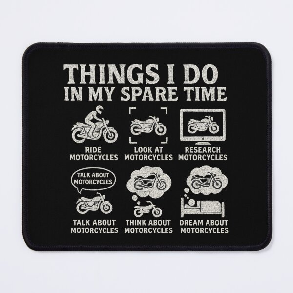 Item preview, Things I Do In My Spare Time Motorcycle Rider Life designed and sold by flagylART.