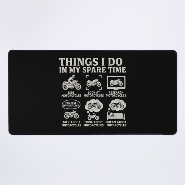 Item preview, Things I Do In My Spare Time Motorcycle Rider Life designed and sold by flagylART.