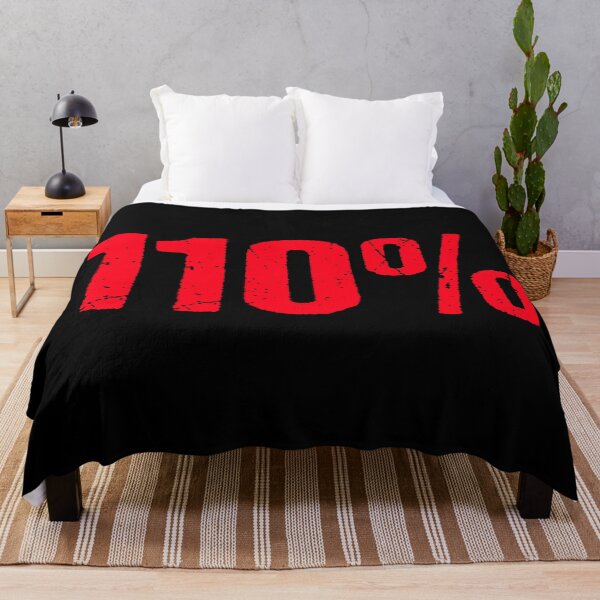 Item preview, 110% in Grunge Red Typography designed and sold by Memes N Lore .