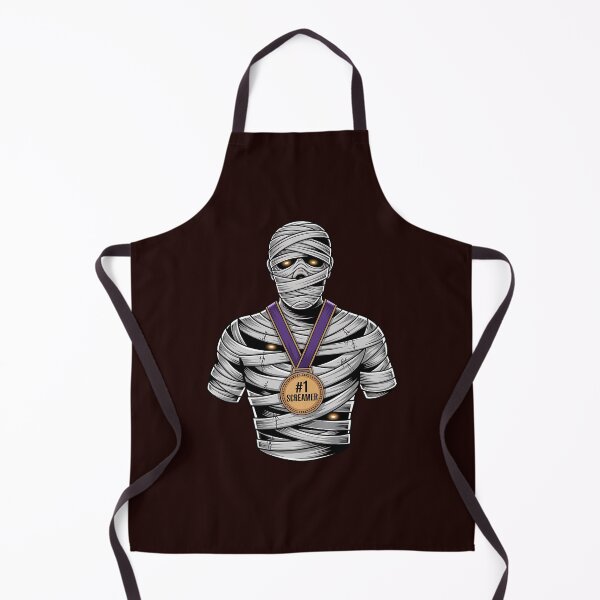 Item preview, #1 Screamer Mummy | Funny Halloween Medal Design designed and sold by LunaSpellStudio.