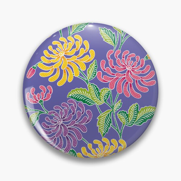 Item preview, Nyonya Chrysanthemum Batik Pattern  designed and sold by YoungLWorkshop.