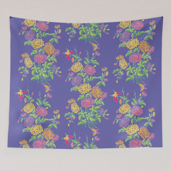 Item preview, Nyonya Chrysanthemum Batik Pattern  designed and sold by YoungLWorkshop.