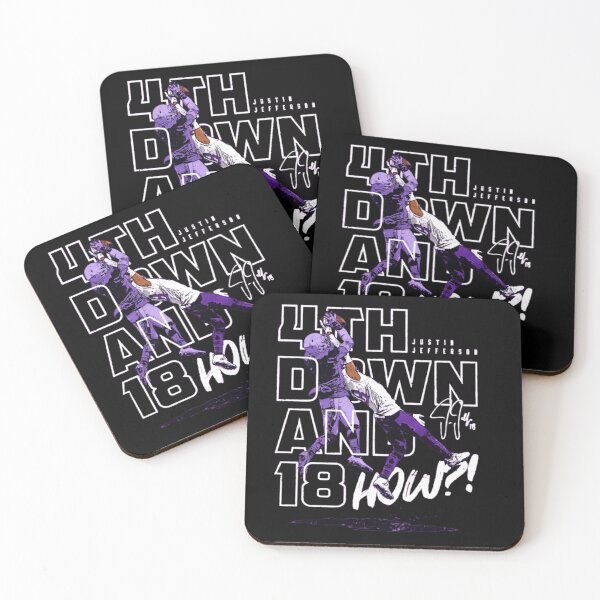 Item preview, Justin Jefferson 4th down and 18 designed and sold by jennyjeffried.