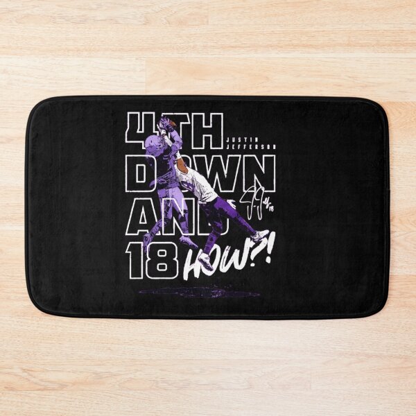 Item preview, Justin Jefferson 4th down and 18 designed and sold by jennyjeffried.