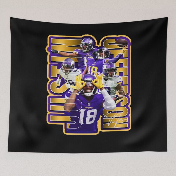 Item preview, Justin Jefferson  Football Star MVP designed and sold by jennyjeffried.