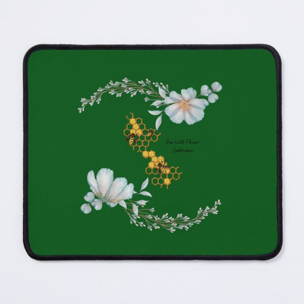 Item preview, Bee With Flower Sublimation designed and sold by TreatsnWond.