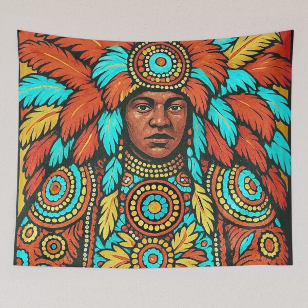 Item preview, New Orleans' Black Masking Indian designed and sold by Myra365Art.