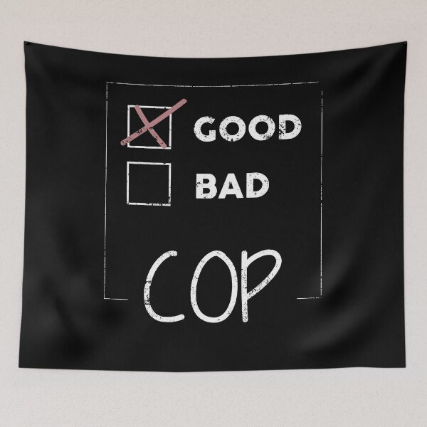 Item preview, Funny Police T Shirt Good Cop Bad Cop designed and sold by shoppzee.