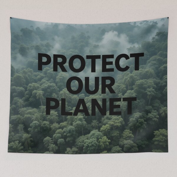 Item preview, Message Amidst Misty Forest Canopy designed and sold by InezPhotography.