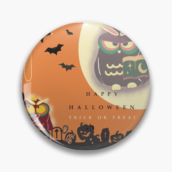 Item preview, Halloween Night= J-Boo& Tomo Owl Trick or Treat Design designed and sold by Boomiya.