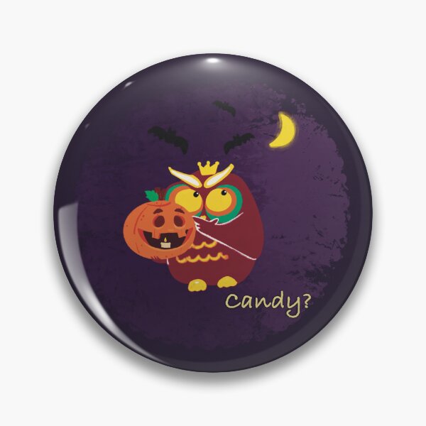 Item preview, Halloween Owl with Pumpkin- Trick or Treat designed and sold by Boomiya.