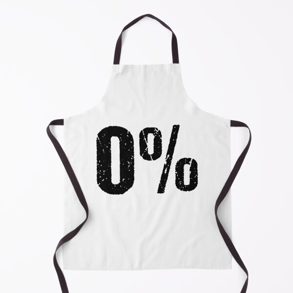 Item preview, 0% in Grunge Typography designed and sold by Memes N Lore .