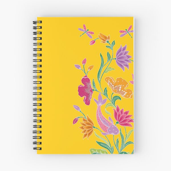 Aperçu de l'œuvre Motif batik Nyonya Lotus créée et vendue par YoungLWorkshop.