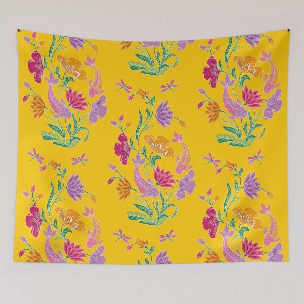 Item preview, Nyonya Lotus Batik Pattern  designed and sold by YoungLWorkshop.