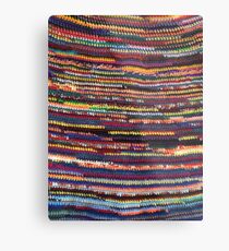 Colorful Crochet Metal Print