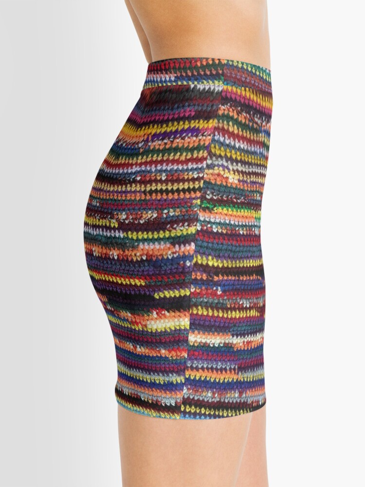 Colorful Crochet Mini Skirt for Sale by Nordanger Redbubble