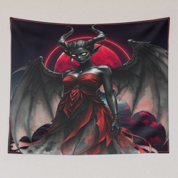 Item preview, Demon of the Blood Moon designed and sold by GoddessEye.