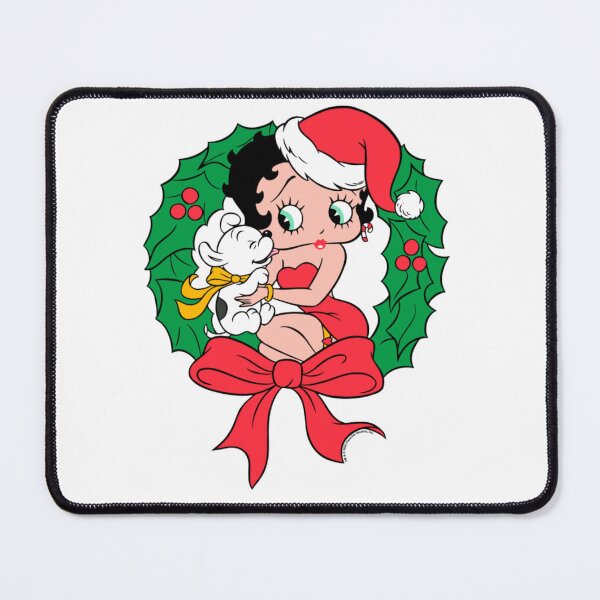 Item preview, Betty Boop Santa Outfit Seated Wreath Betty Boop designed and sold by UngerassaCo.