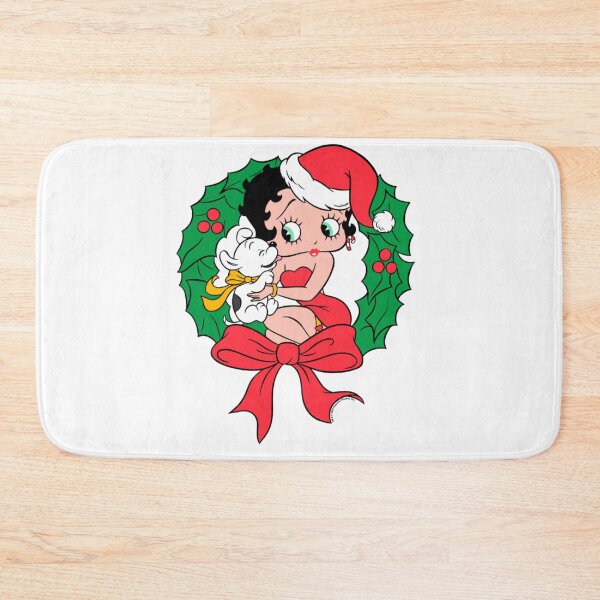 Item preview, Betty Boop Santa Outfit Seated Wreath Betty Boop designed and sold by UngerassaCo.