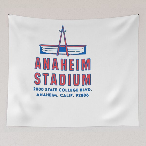 Item preview, Estadio de Anaheim Retro designed and sold by TracyJohnsonw.