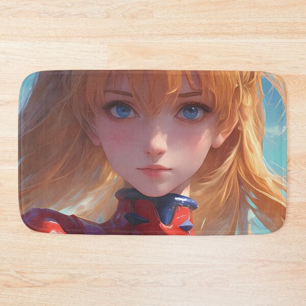 Artikelvorschau, Neon Asuka Langley Soryu Fierce Red Pilot NGE Anime entworfen und verkauft von ManuelOpito.