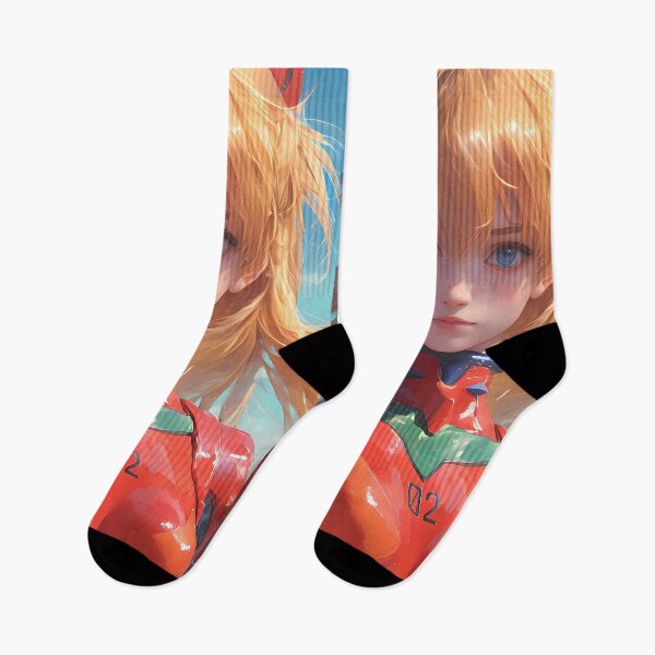 Item preview, Neon Asuka Langley Soryu Fierce Red Pilot NGE Anime designed and sold by ManuelOpito.