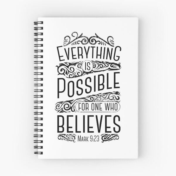 Item preview, EVERYTHING IS POSSIBLE FOR ONE WHO BELIEVES designed and sold by Super3.