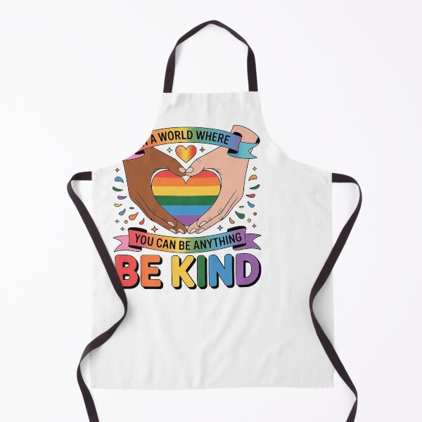 Item preview, Diseño de unidad y orgullo con corazón arcoíris LGBTQ de Be Kind designed and sold by TracyJohnsonw.