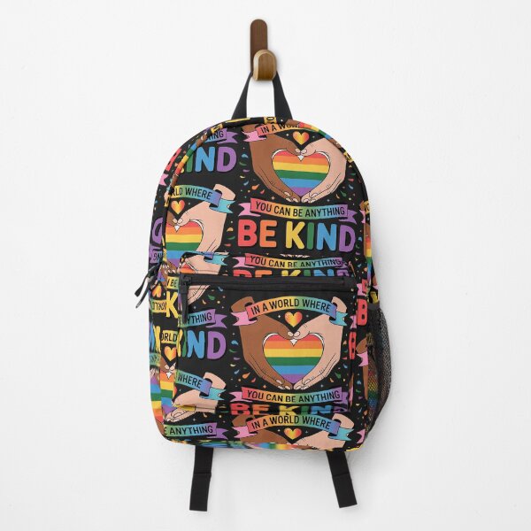 Item preview, Diseño de unidad y orgullo con corazón arcoíris LGBTQ de Be Kind designed and sold by TracyJohnsonw.