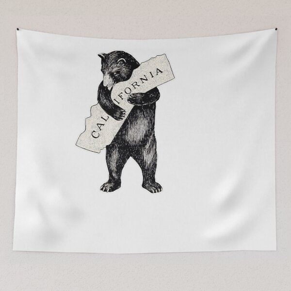 Item preview, Bear Hug I Love California ArtRetro Vintage Cali designed and sold by TracyJohnsonw.