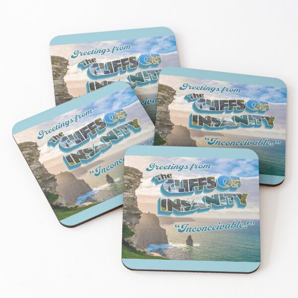 Item preview, Greetings from the Cliffs of Insanity Postcard designed and sold by travelwitheric.