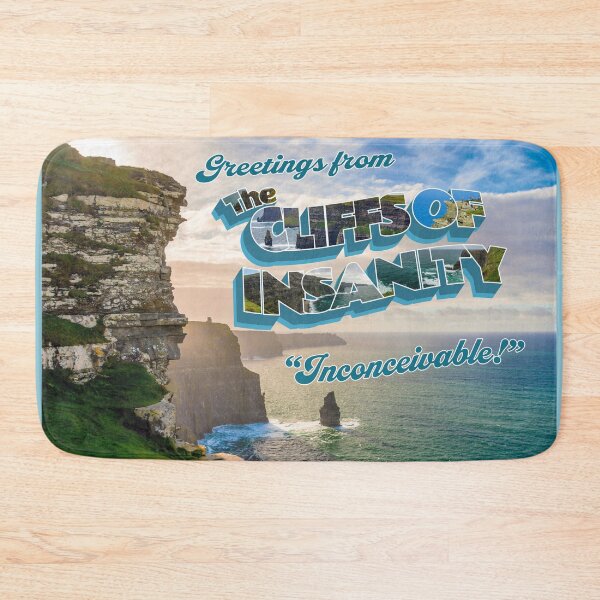 Item preview, Greetings from the Cliffs of Insanity Postcard designed and sold by travelwitheric.