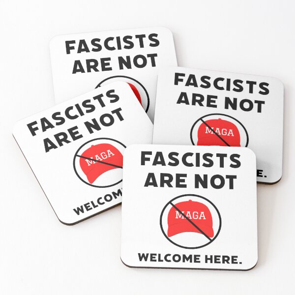Item preview, Fascists are not welcome here.  designed and sold by Rachel the Artist .