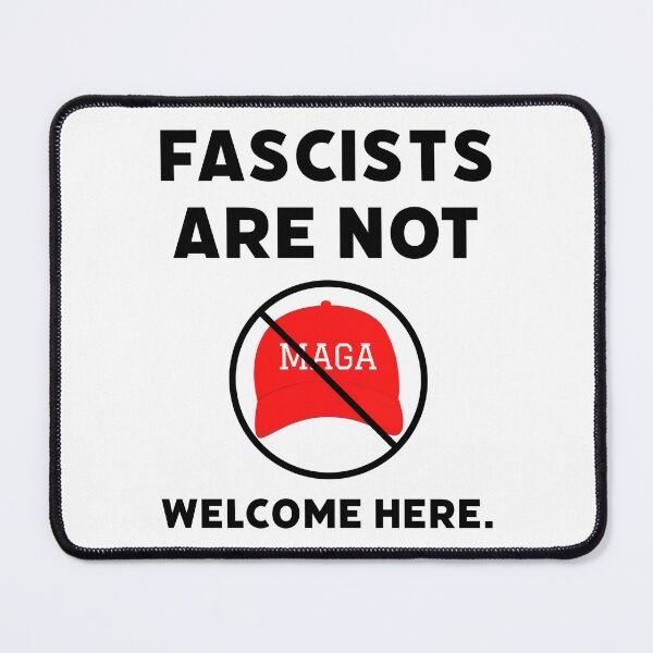 Item preview, Fascists are not welcome here.  designed and sold by Rachel the Artist .