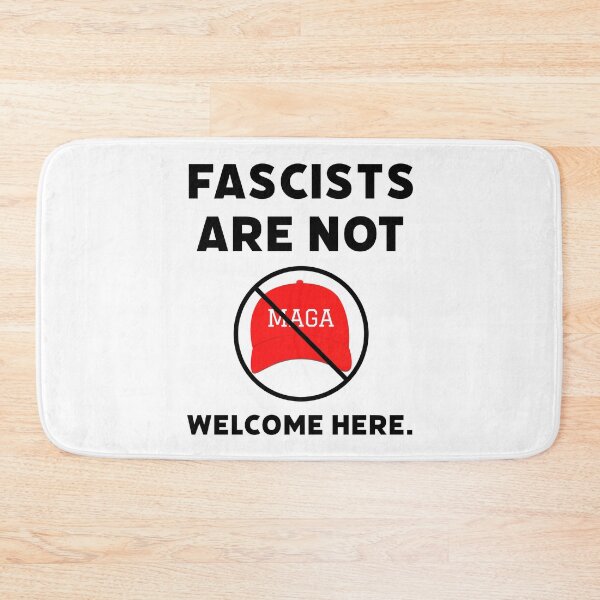 Item preview, Fascists are not welcome here.  designed and sold by Rachel the Artist .