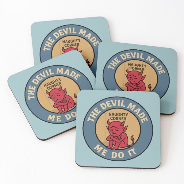 Item preview, The Devil Made Me Do It – Retro Naughty Cartoon designed and sold by hangmeart.