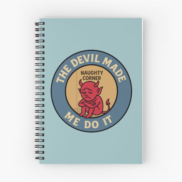 Item preview, The Devil Made Me Do It – Retro Naughty Cartoon designed and sold by hangmeart.