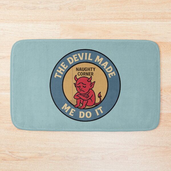 Item preview, The Devil Made Me Do It – Retro Naughty Cartoon designed and sold by hangmeart.