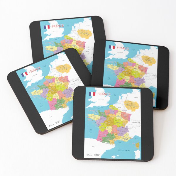 Item preview, Administrative Map Of France designed and sold by marlenedaoc.