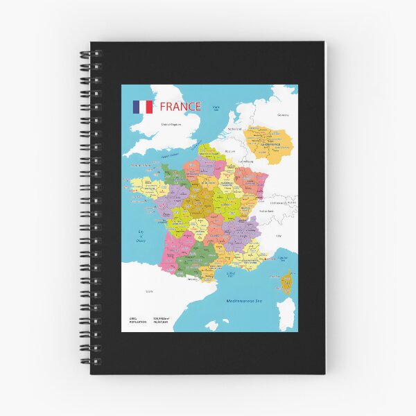 Item preview, Administrative Map Of France designed and sold by marlenedaoc.