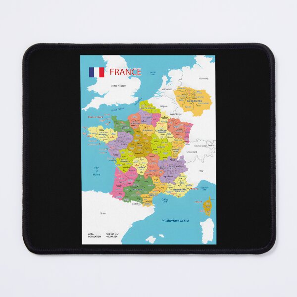 Item preview, Administrative Map Of France designed and sold by marlenedaoc.