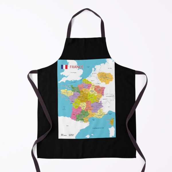 Item preview, Administrative Map Of France designed and sold by marlenedaoc.