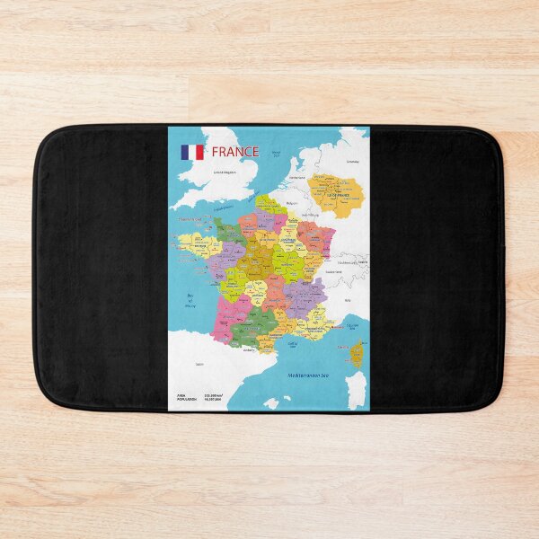 Item preview, Administrative Map Of France designed and sold by marlenedaoc.