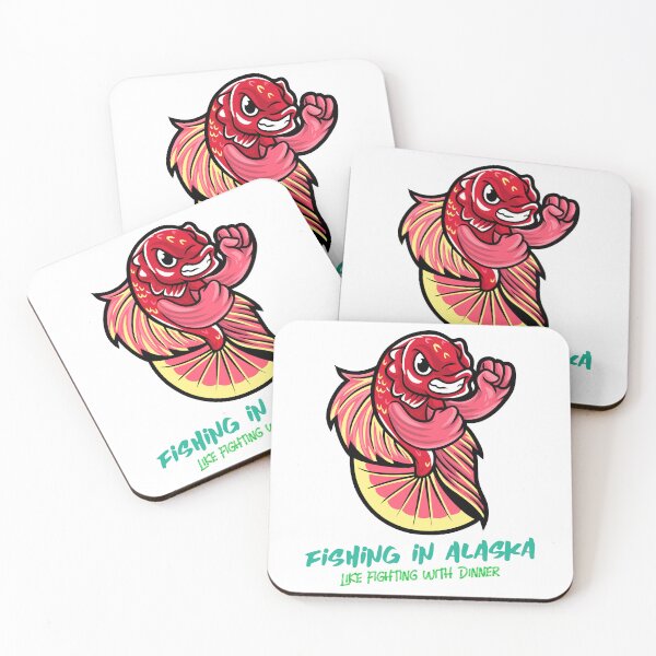 Item preview, Fishing in Alaska Like fighting with Dinner designed and sold by Prestons Corner.