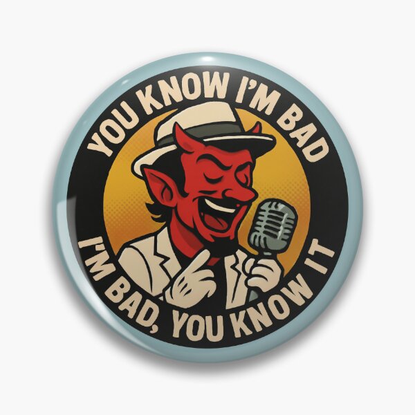 Item preview, You Know I’m Bad – Retro Devil Singer Cartoon designed and sold by hangmeart.