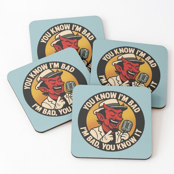 Item preview, You Know I’m Bad – Retro Devil Singer Cartoon designed and sold by hangmeart.