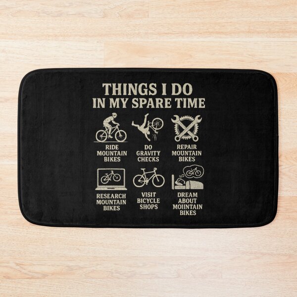 Item preview, Things I Do In My Spare Time Mountain Bike Life designed and sold by flagylART.