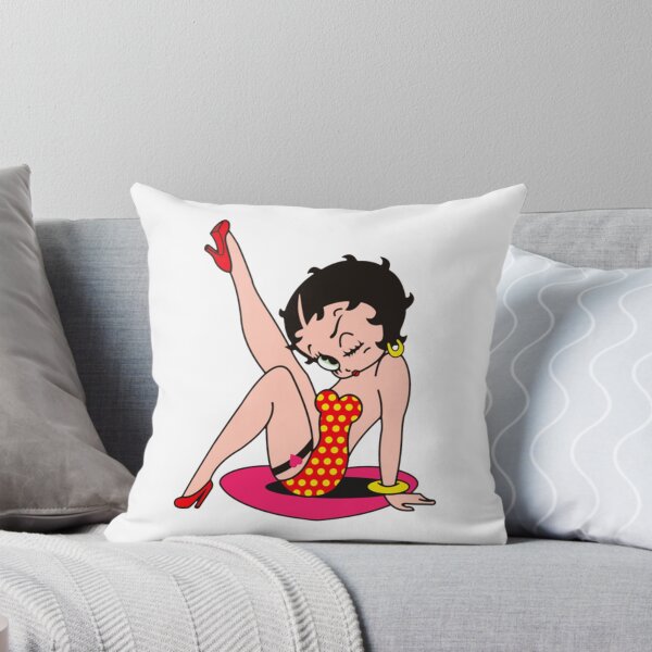 LOT 2 COUSSINS BETTY BOOP - VINTAGE RARE NOIR ROND